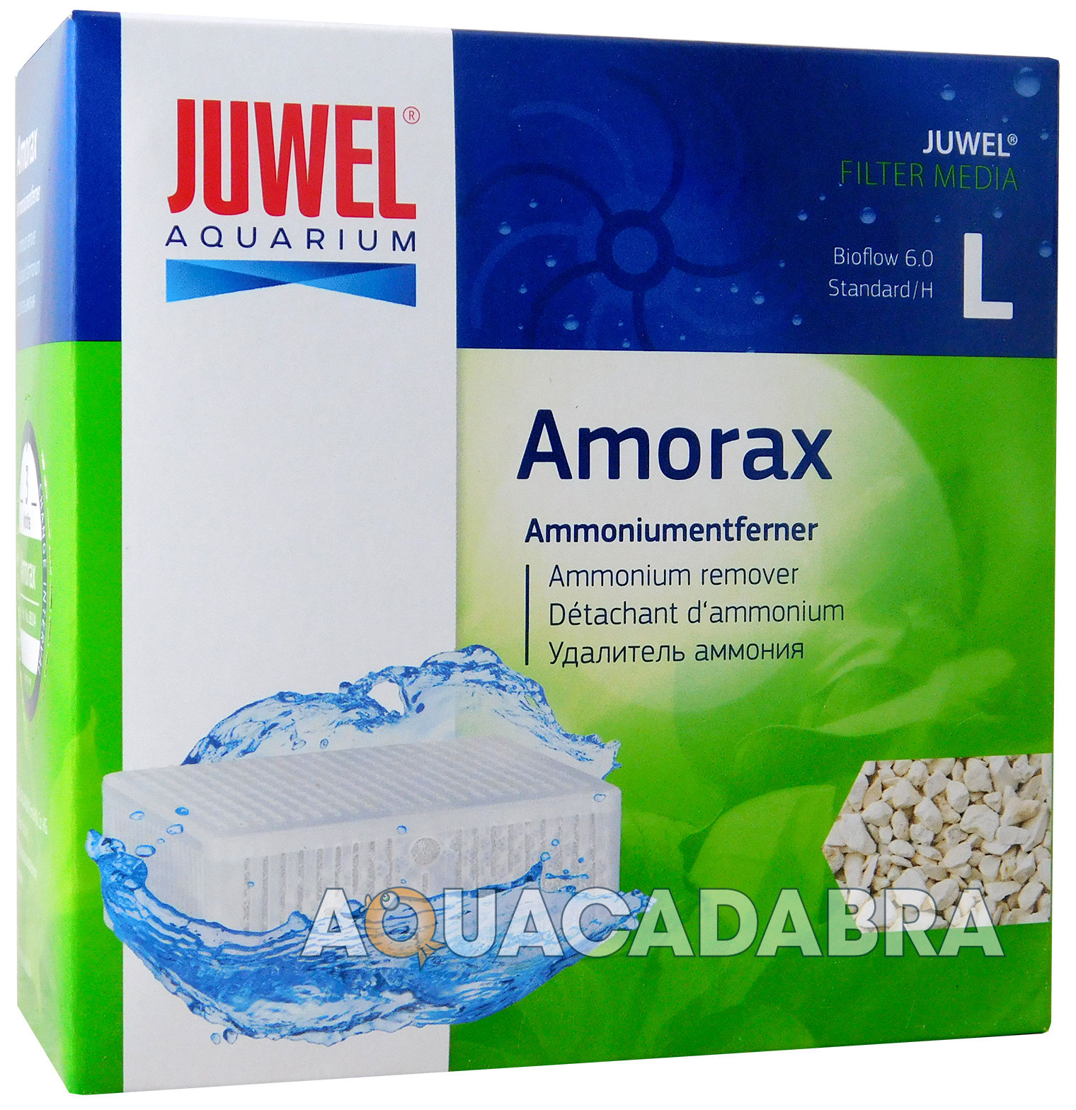JUWEL AMORAX FILTER MEDIA AMMONIUM REMOVER COMPACT STANDARD JUMBO FISH
