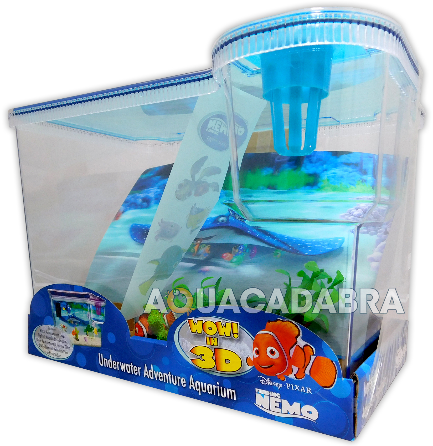 FINDING NEMO 3D AQUARIUM 15L FIRST FISH TANK DORY DISNEY WITH ...