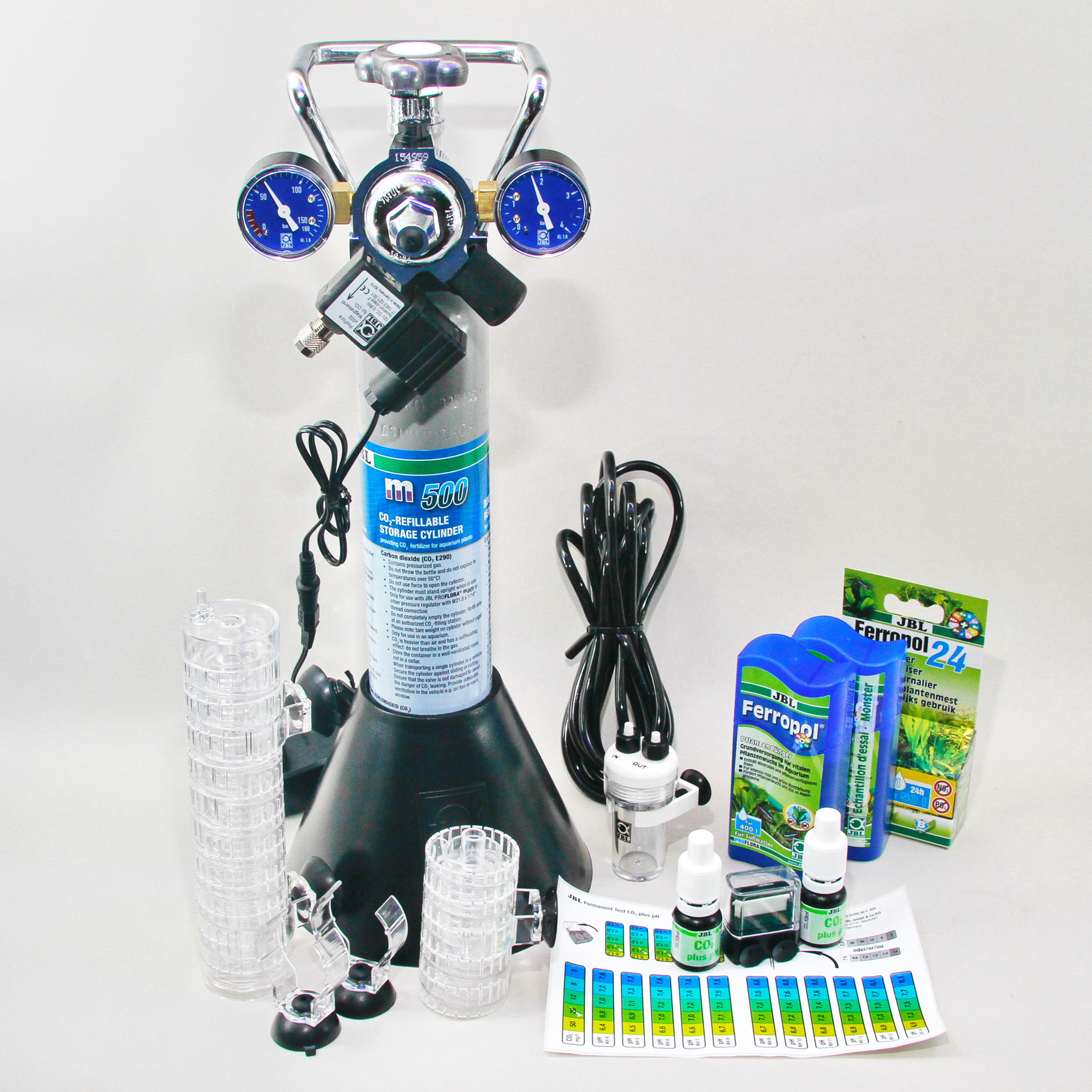 JBL PROFLORA m502 CO2 SET BOTTLE SYSTEM KIT PLANT AID