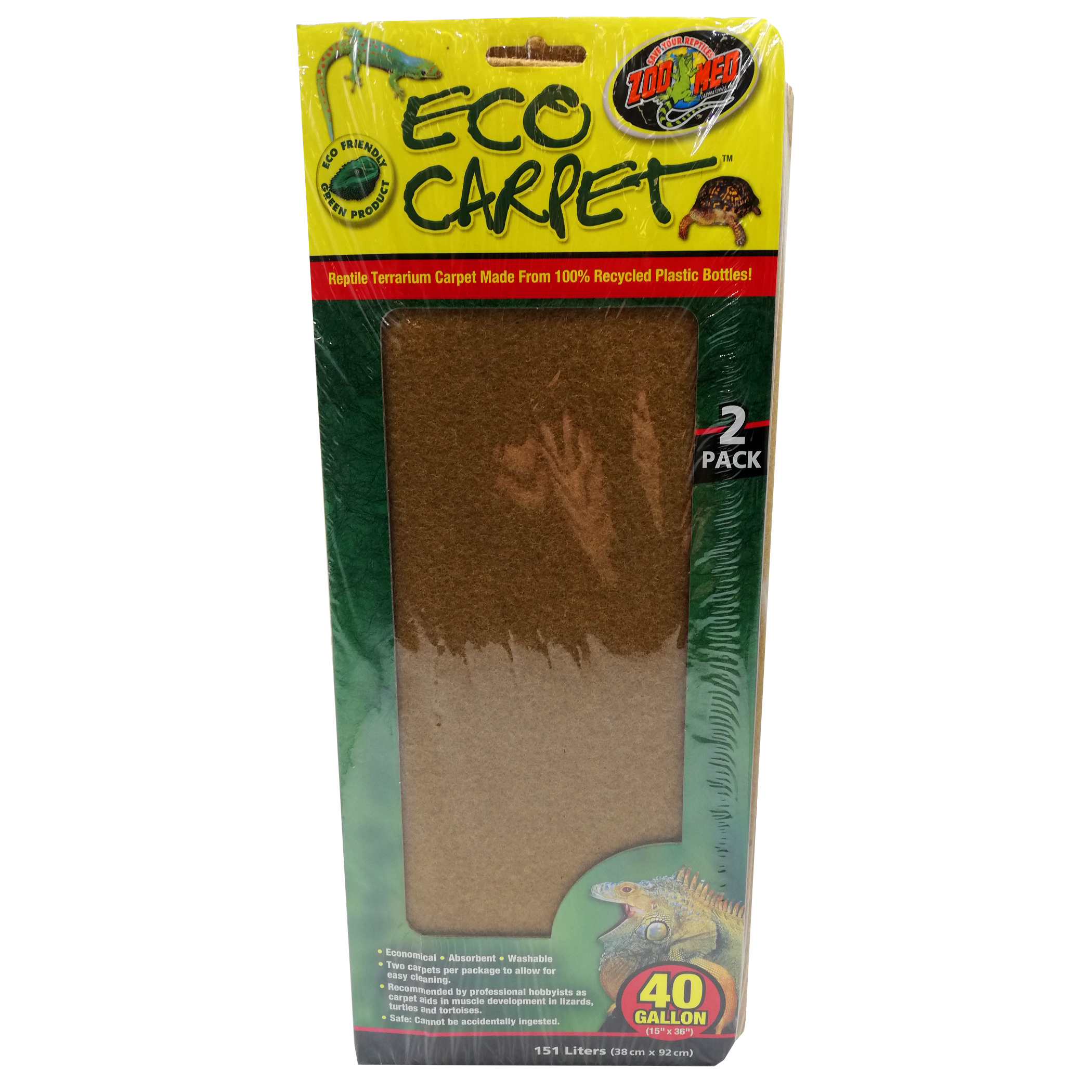Zoo Med Eco Carpet Repti Cage Reptile Vivarium Floor Liner Viv Tank