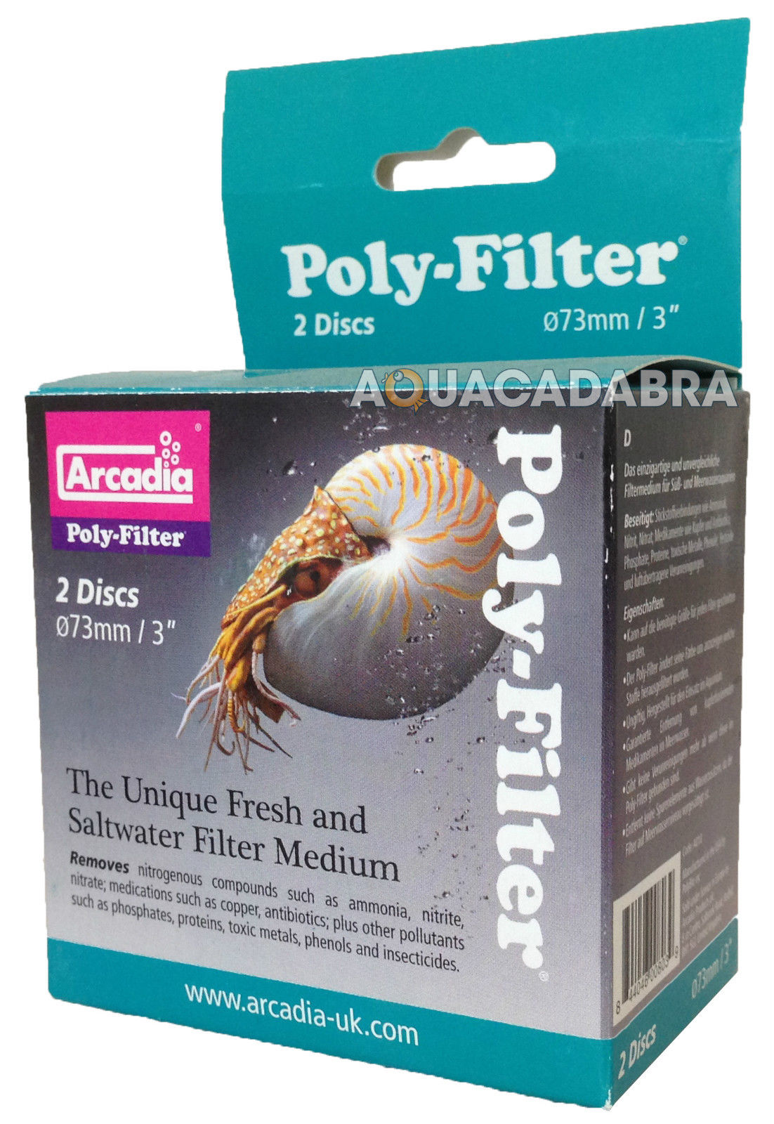 ARCADIA POLYFILTER PAD EXTERNAL FILTER SUMP MEDIA MARINE AQUARIUM FISH
