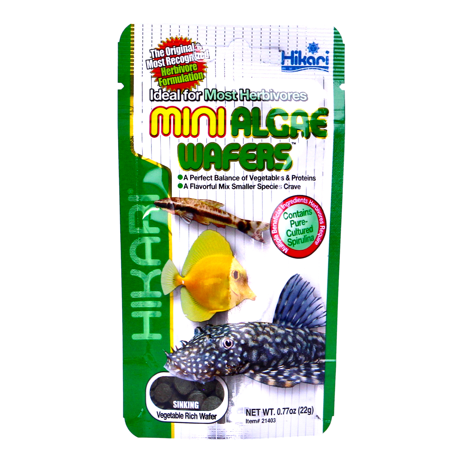 Hikari Mini Algae Wafers Fish Food Pleco Catfish Tropical Wafer Aquarium Tank - Picture 9 of 10
