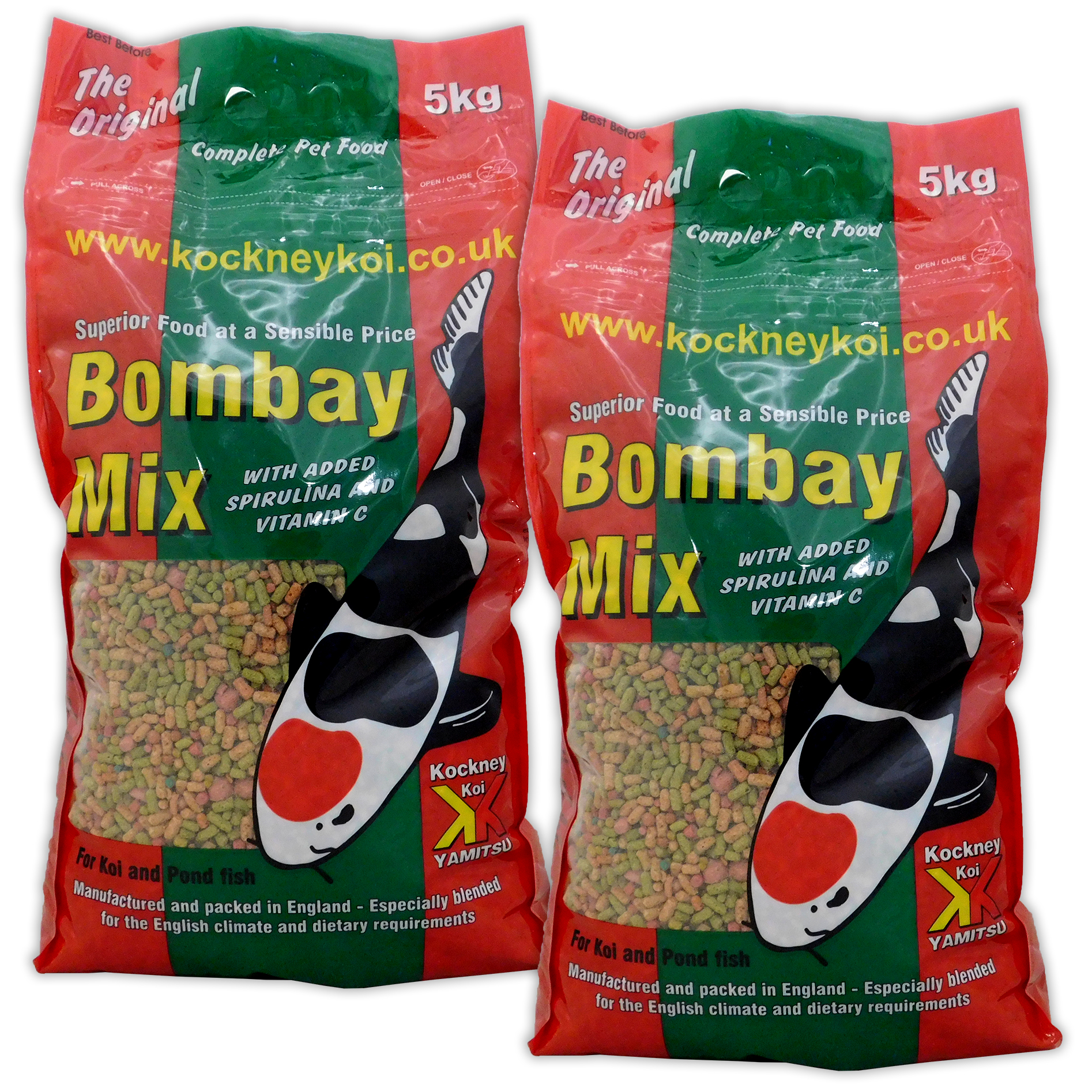 YAMITSU KOCKNEY KOI BOMBAY MIX 1KG 2KG 5KG 10KG FISH FOOD POND KOI