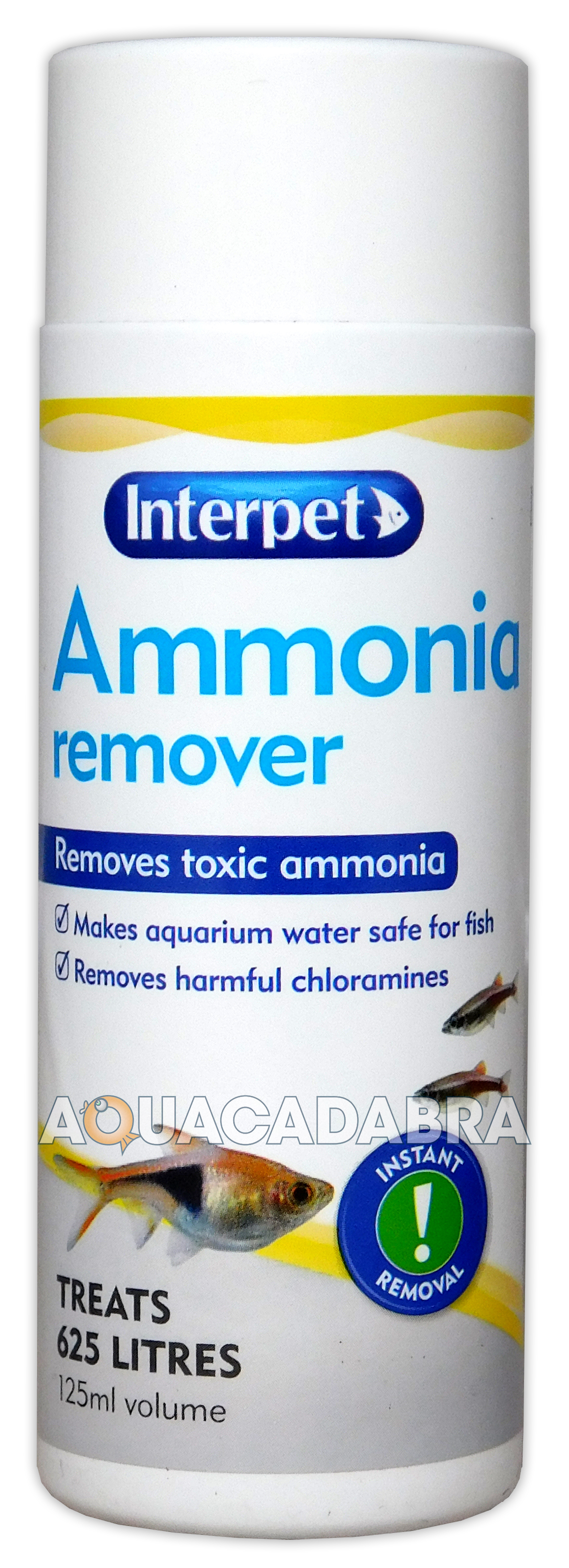 Interpet Ammonia Remover 125ml Aquarium Water Treatment Chloramine Fish