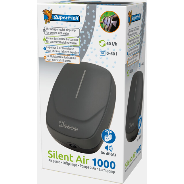 Superfish Silent Air WaterPumps &ndash; 1000 &amp; 4000 Quiet Aquarium Fish Tank Models