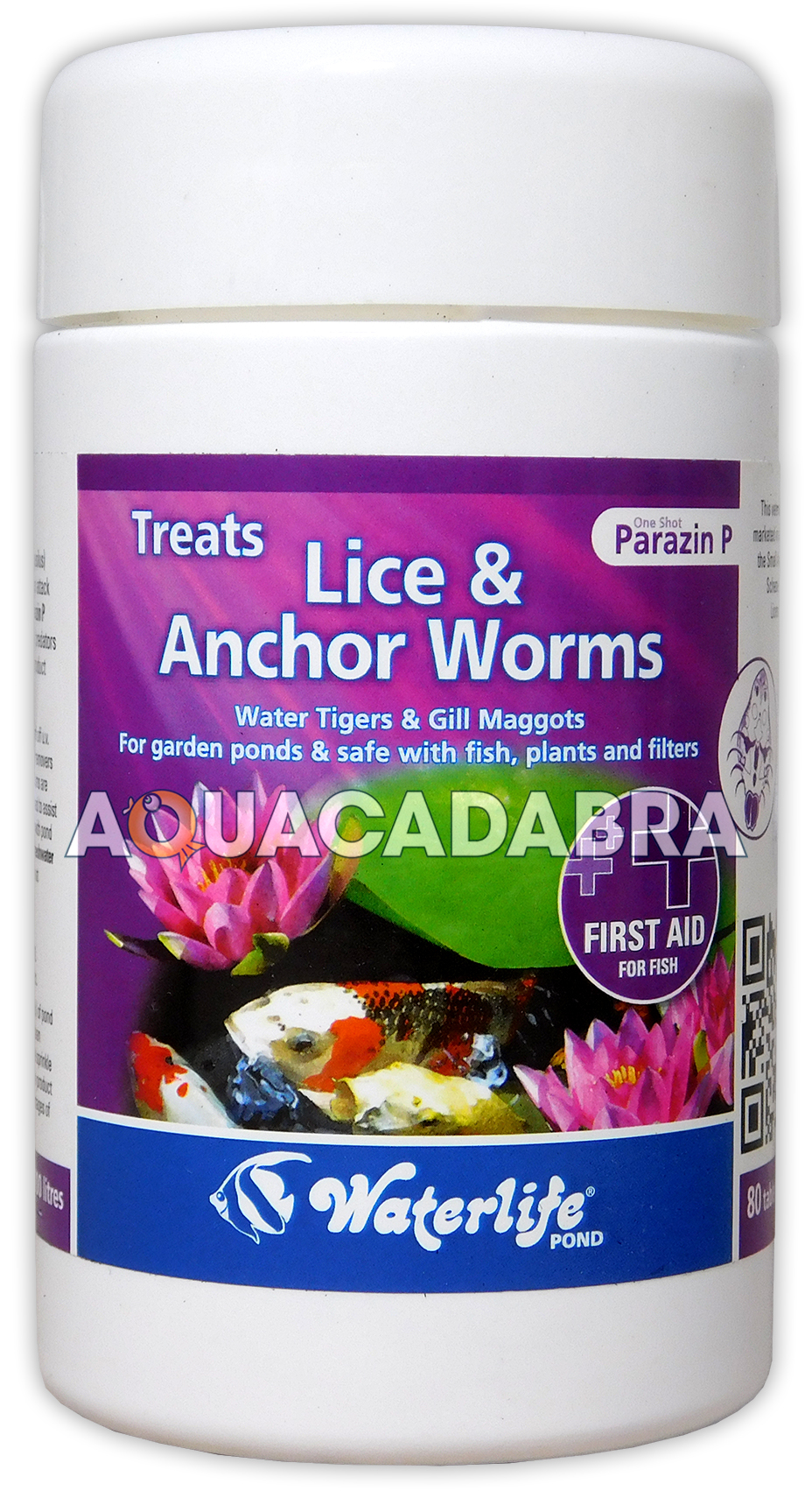 Waterlife Parazin P Fish Lice Worm 20,80,200 Tablets Tabs