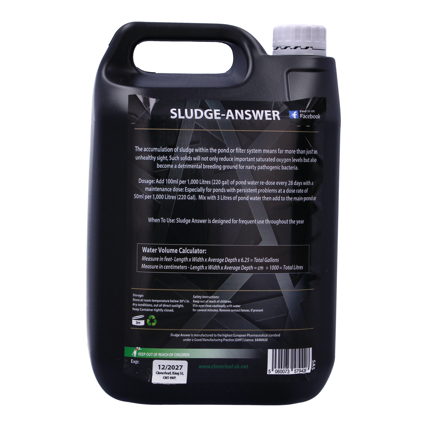 Cloverleaf Blanket & Sludge Answer Blanketweed Pond Weed Water Treatment Bundle - Picture 16 of 18