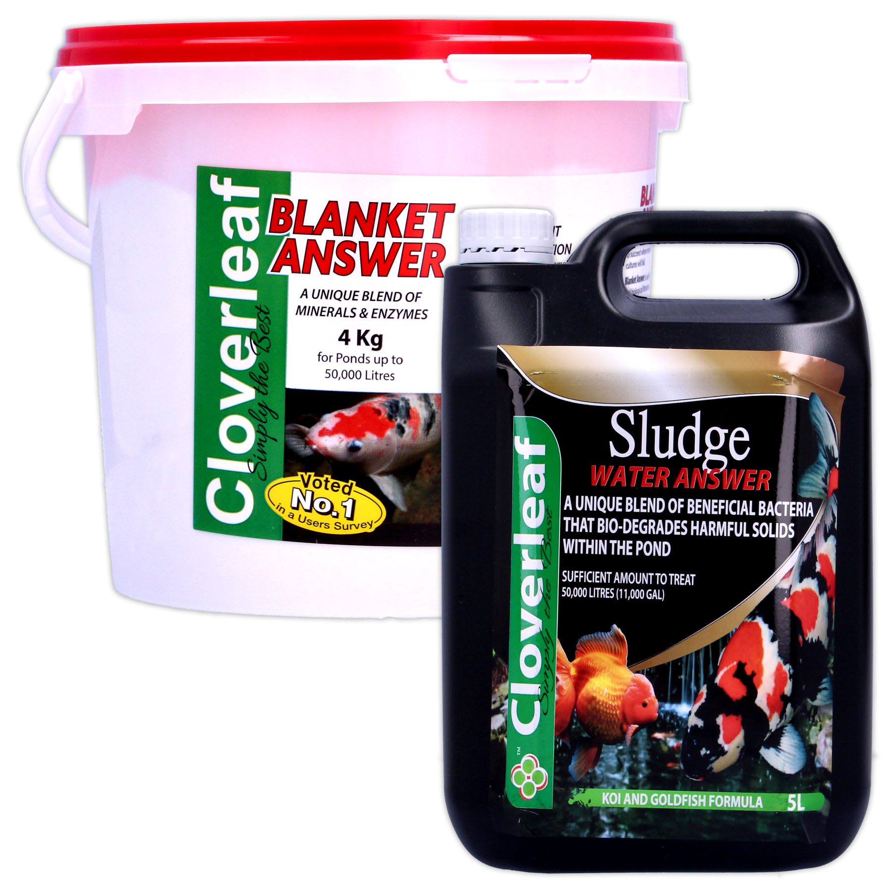 Cloverleaf Blanket & Sludge Answer Blanketweed Pond Weed Water Treatment Bundle - Picture 15 of 18