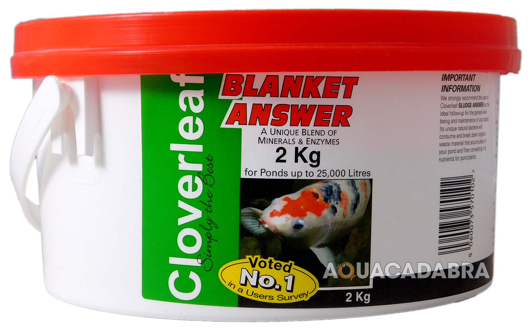 cloverleaf blanket answer clears blanketweed treatment  koi fish pond all sizes image 1