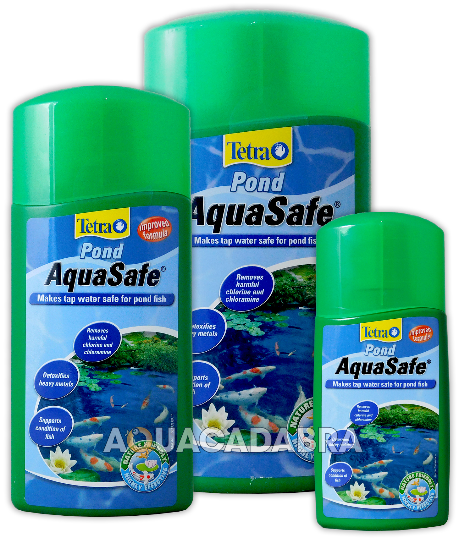 TETRA POND AQUASAFE GARDEN FISH POND TAP SAFE WATER TREATMENT 250ML