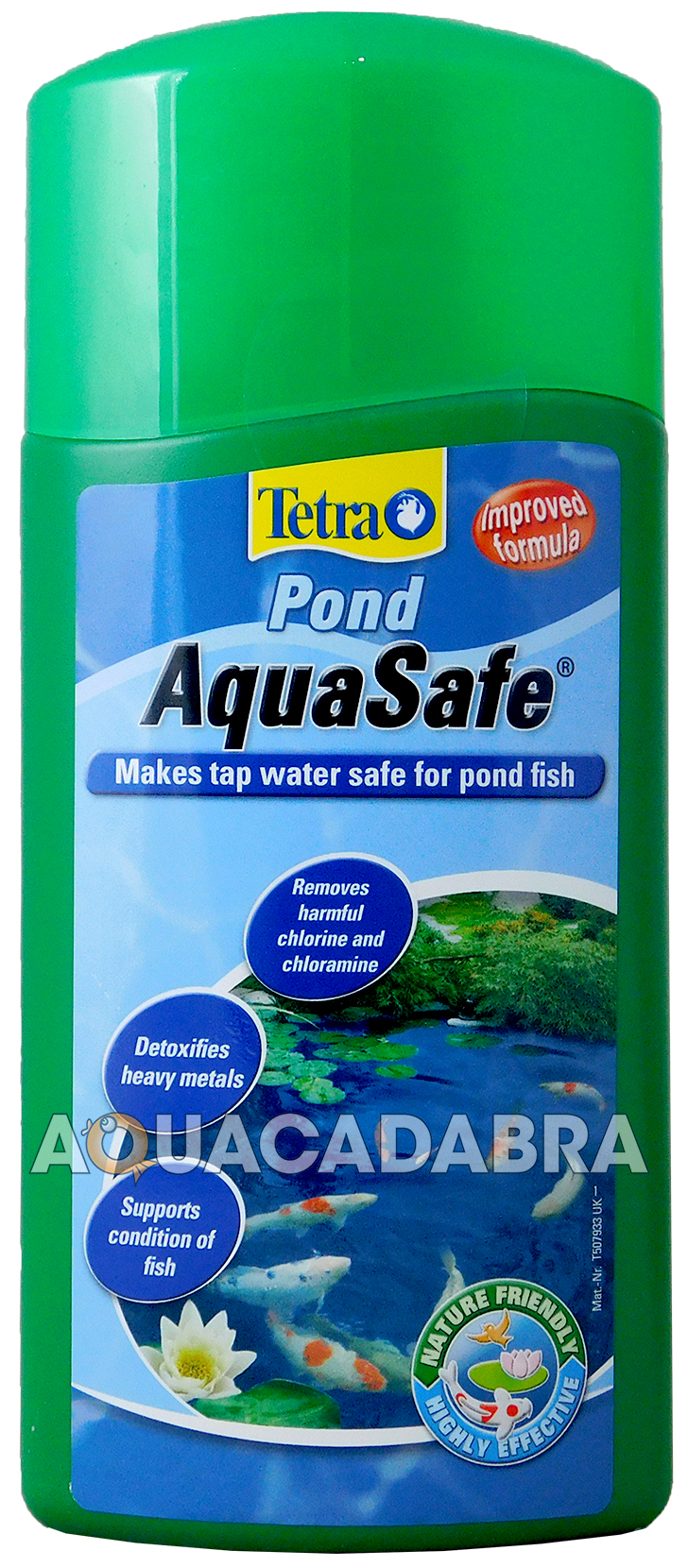 TETRA POND AQUASAFE GARDEN FISH POND TAP SAFE WATER TREATMENT 250ML