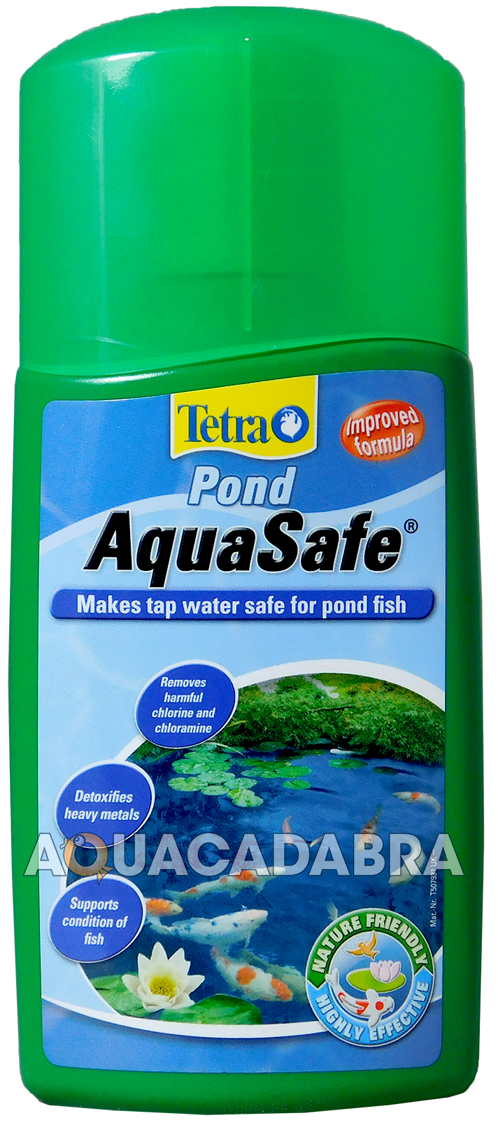 TETRA POND AQUASAFE GARDEN FISH POND TAP SAFE WATER TREATMENT 250ML ...