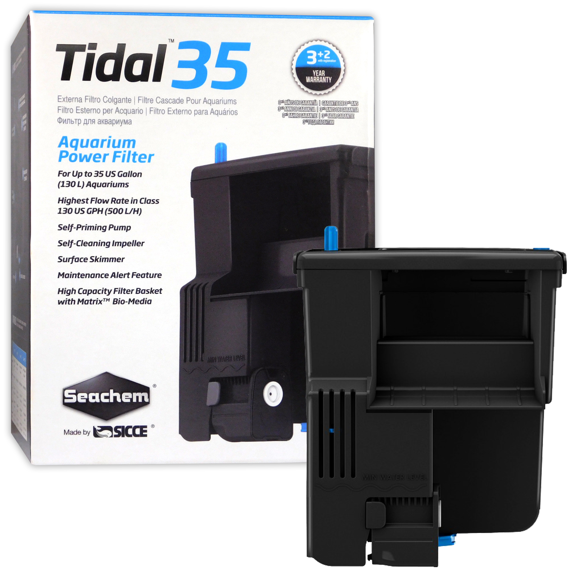 tidal 55 hang on back filter