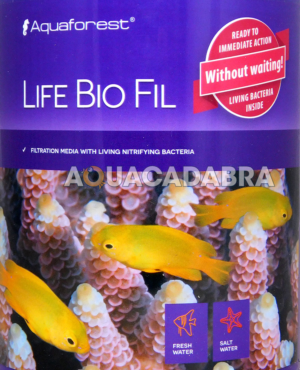 AQUAFOREST LIFE BIO FIL 1.2L LIVE BACTERIA FILTER MEDIA AQUARIUM FISH TANK eBay