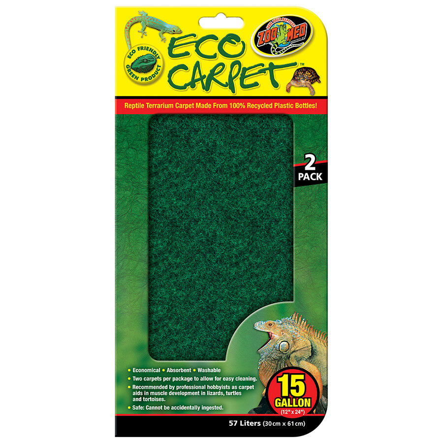 Zoo Med Eco Carpet Repti Cage Reptile Vivarium Floor Liner Viv Tank Lizard eBay