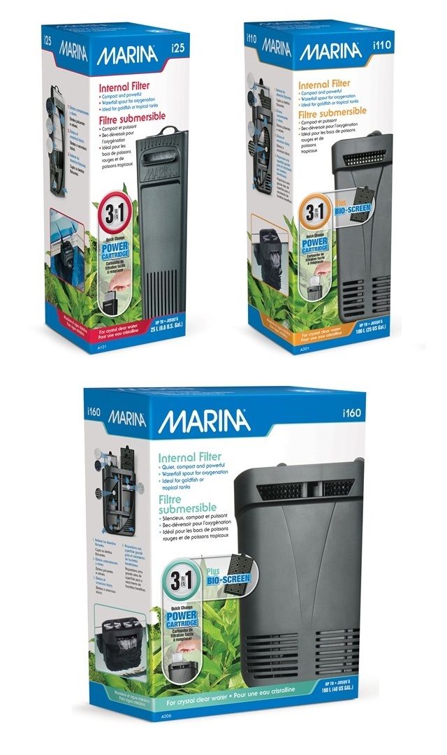 MARINA i25 i110 i160 INTERNAL POWER FILTER AQUARIUM FISH TANK CARTRIDGE eBay
