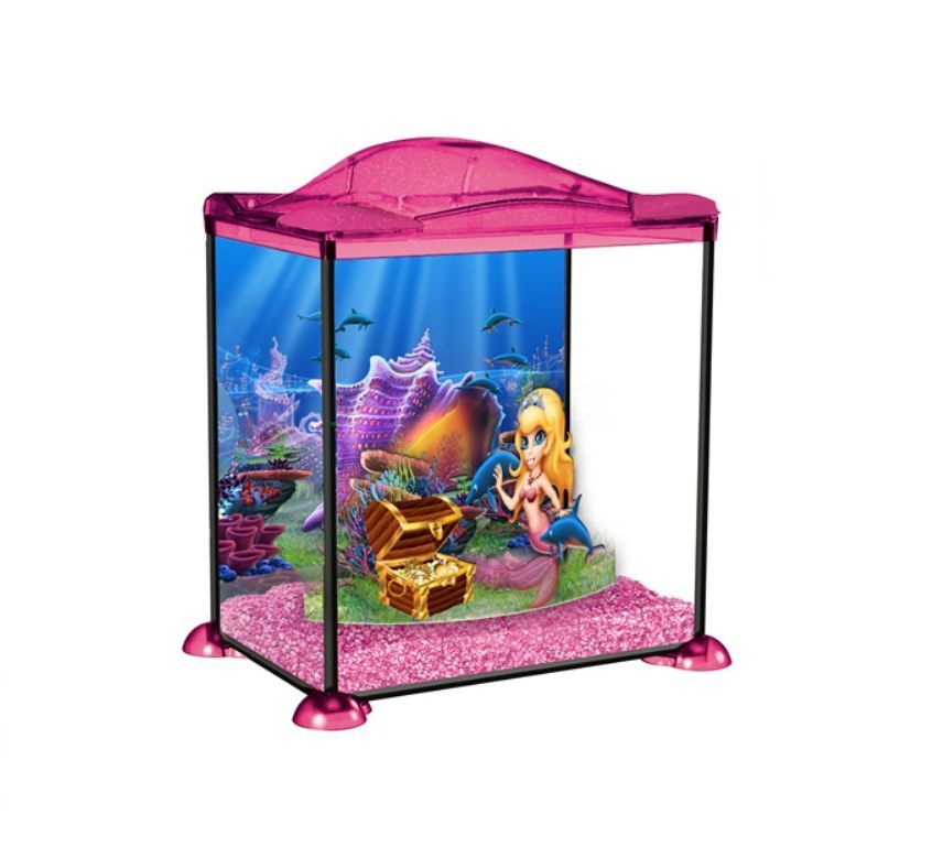 MARINA MERMAID GIRLS KIDS CHILD AQUARIUM GLASS FISH TANK 17L COLDWATER