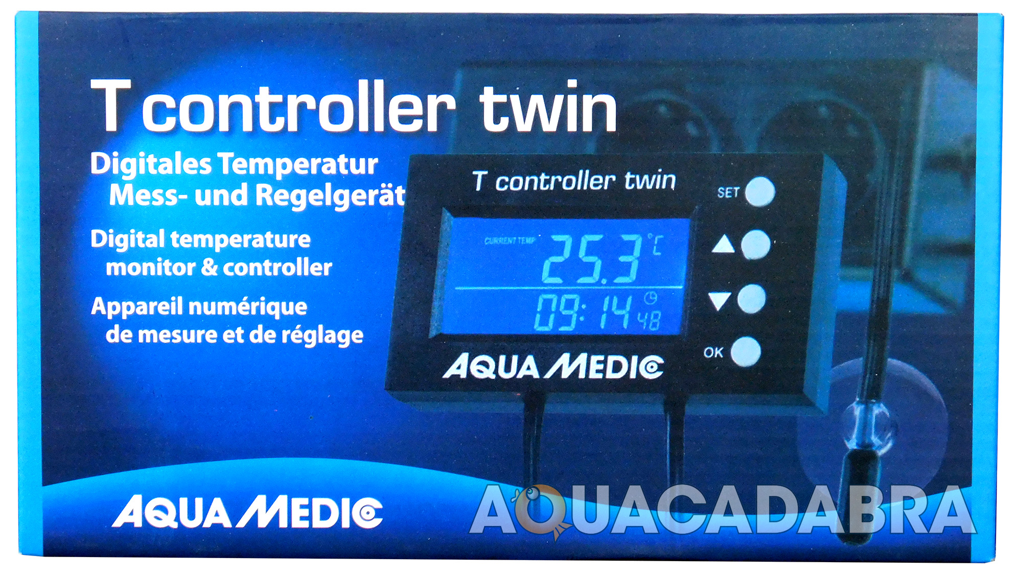 Aqua Medic T Controller Twin Digital Temperature Monitor Heater Aqua Medic T Controller Twin Digital Temperature Monitor Heater Cooling Fan Fish