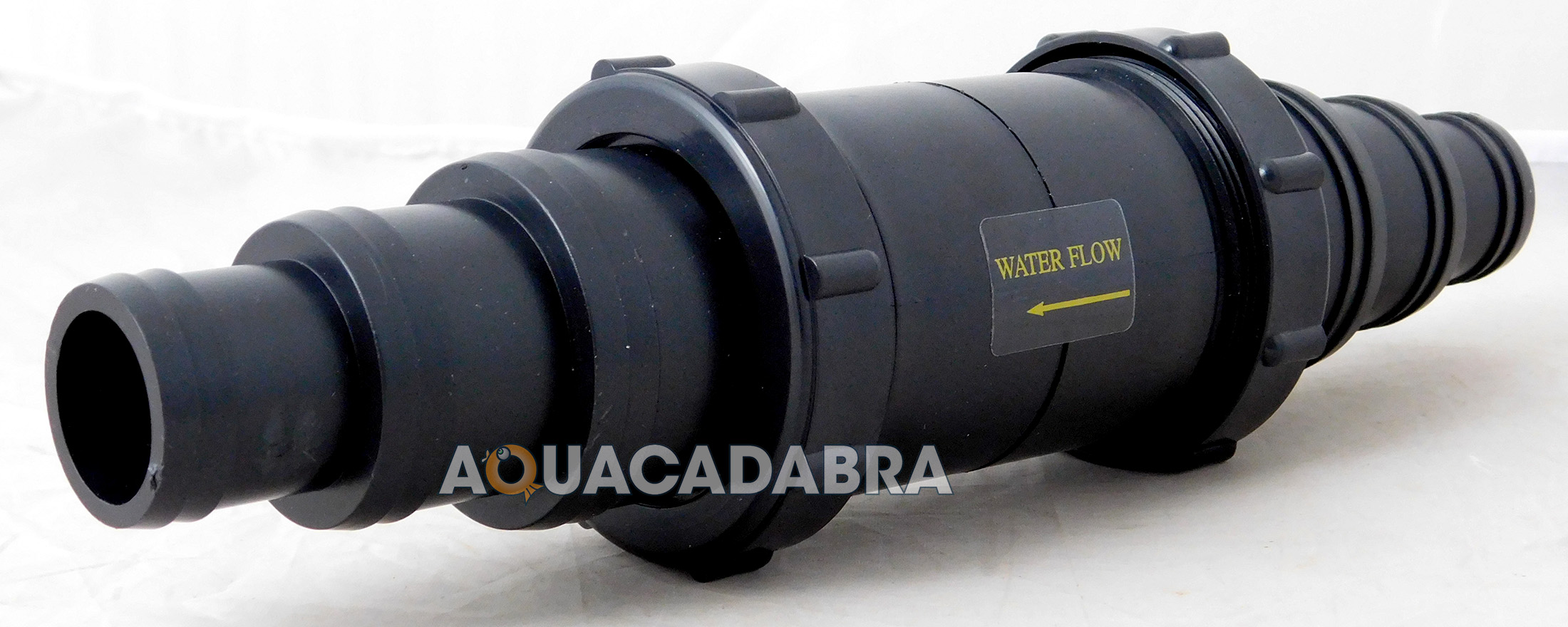 INLINE POND PIPE HOSING NON RETURN VALVE 50mm HOSETAIL ONE WAY FILTER