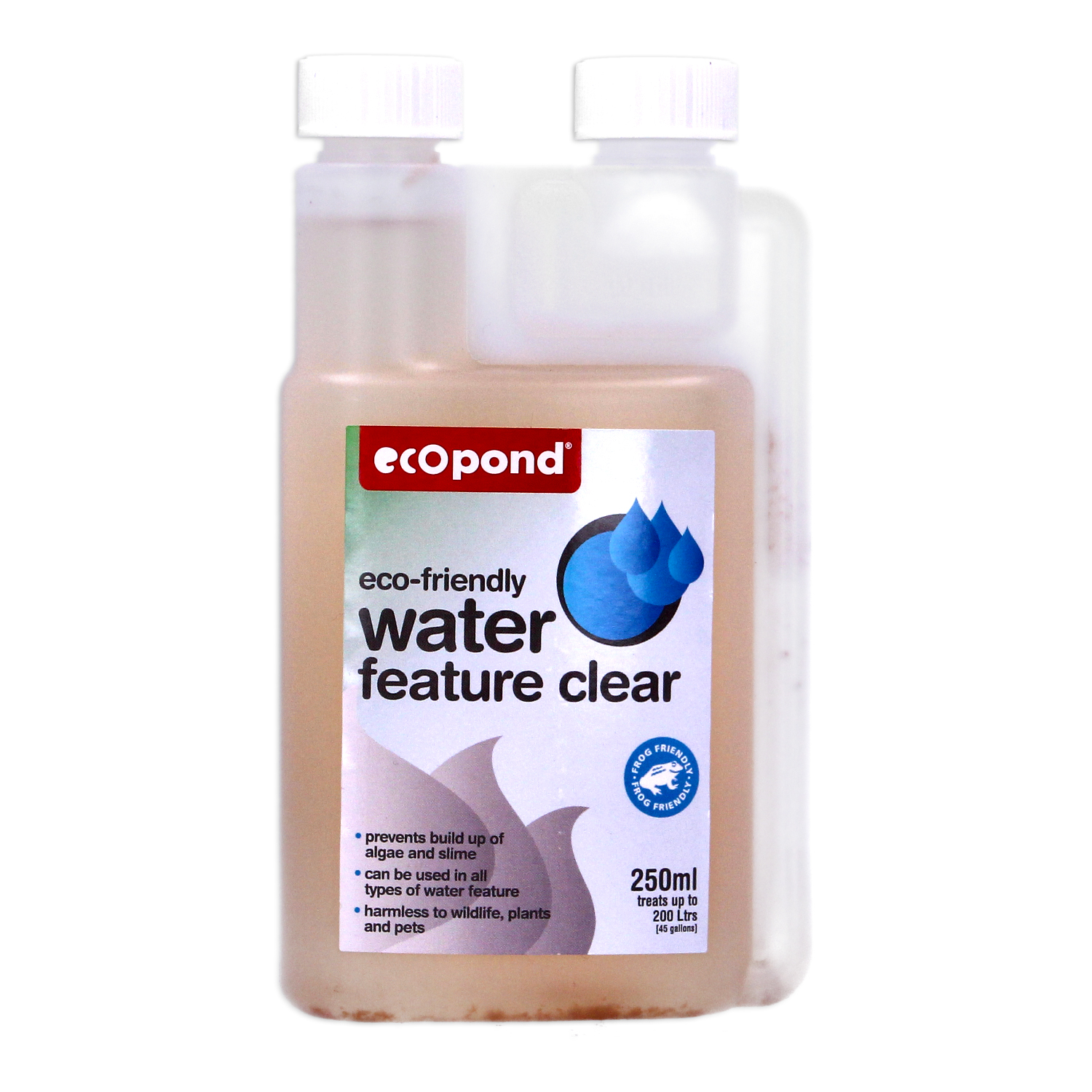 Ecopond Water Feature Cleaner Prevents Algae & Slime Build-Up Garden Fountain