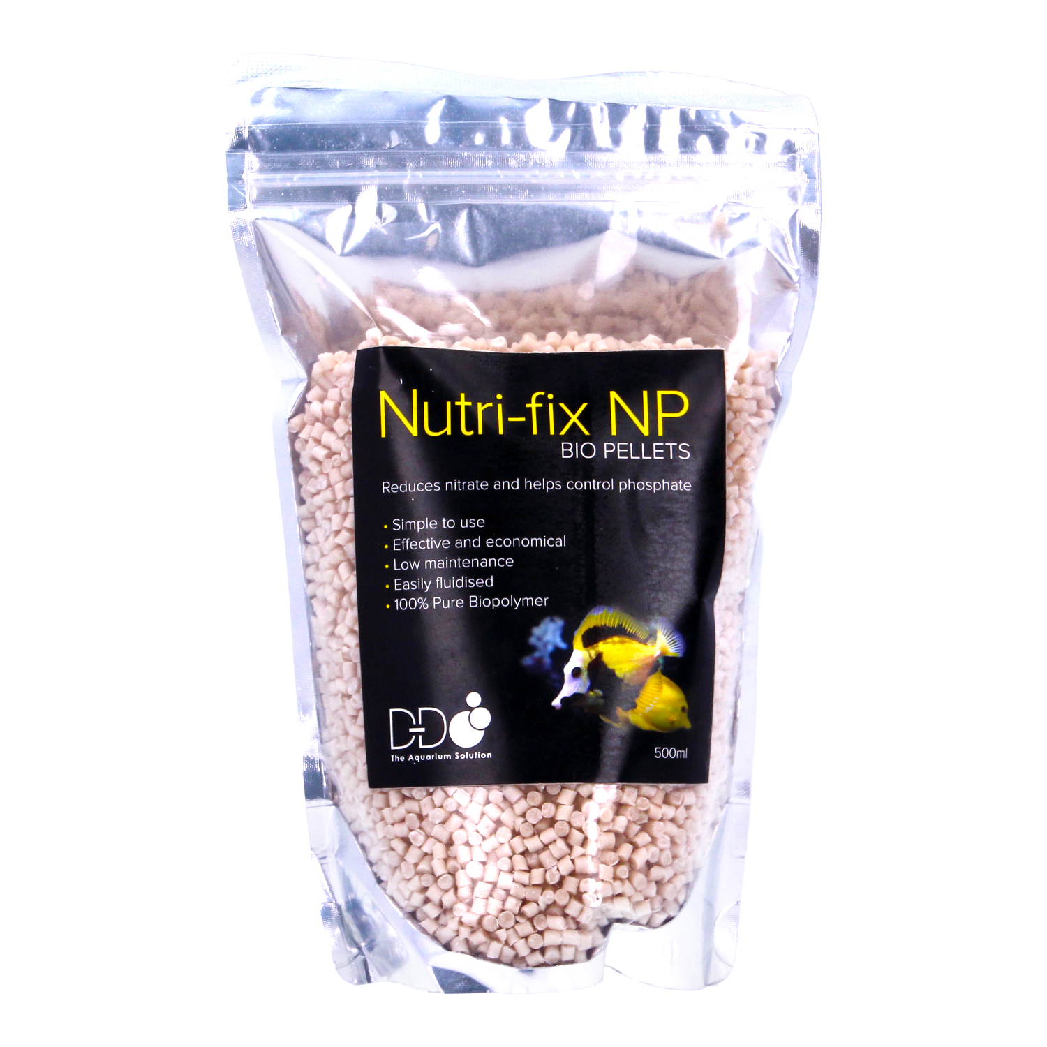 D-D H2OCEAN BIO PELLETS NUTRI-FIX NP PEARLS 250ML,500ML,1000ML FISH TANK MARINE - Picture 6 of 7