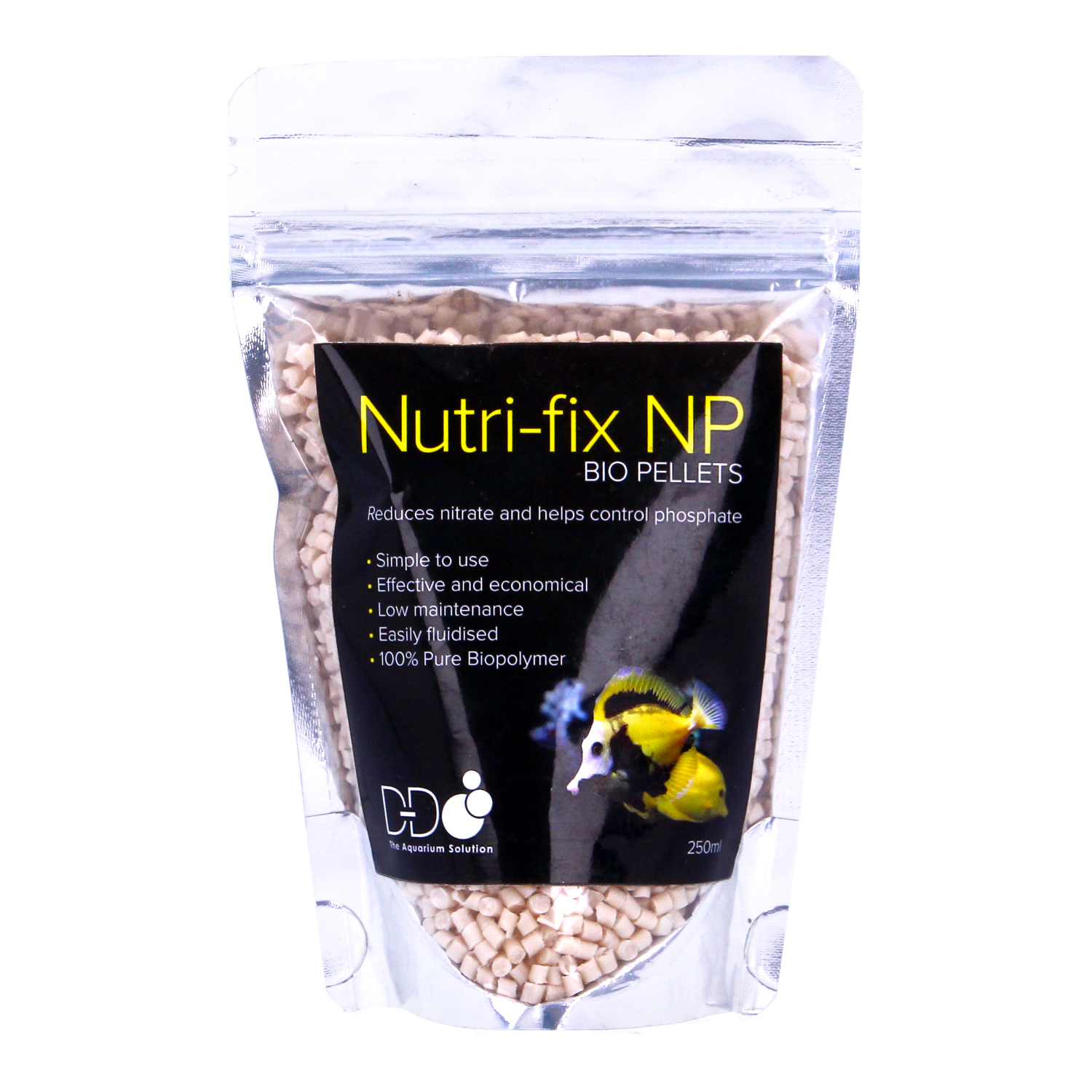 D-D H2OCEAN BIO PELLETS NUTRI-FIX NP PEARLS 250ML,500ML,1000ML FISH TANK MARINE - Picture 5 of 7