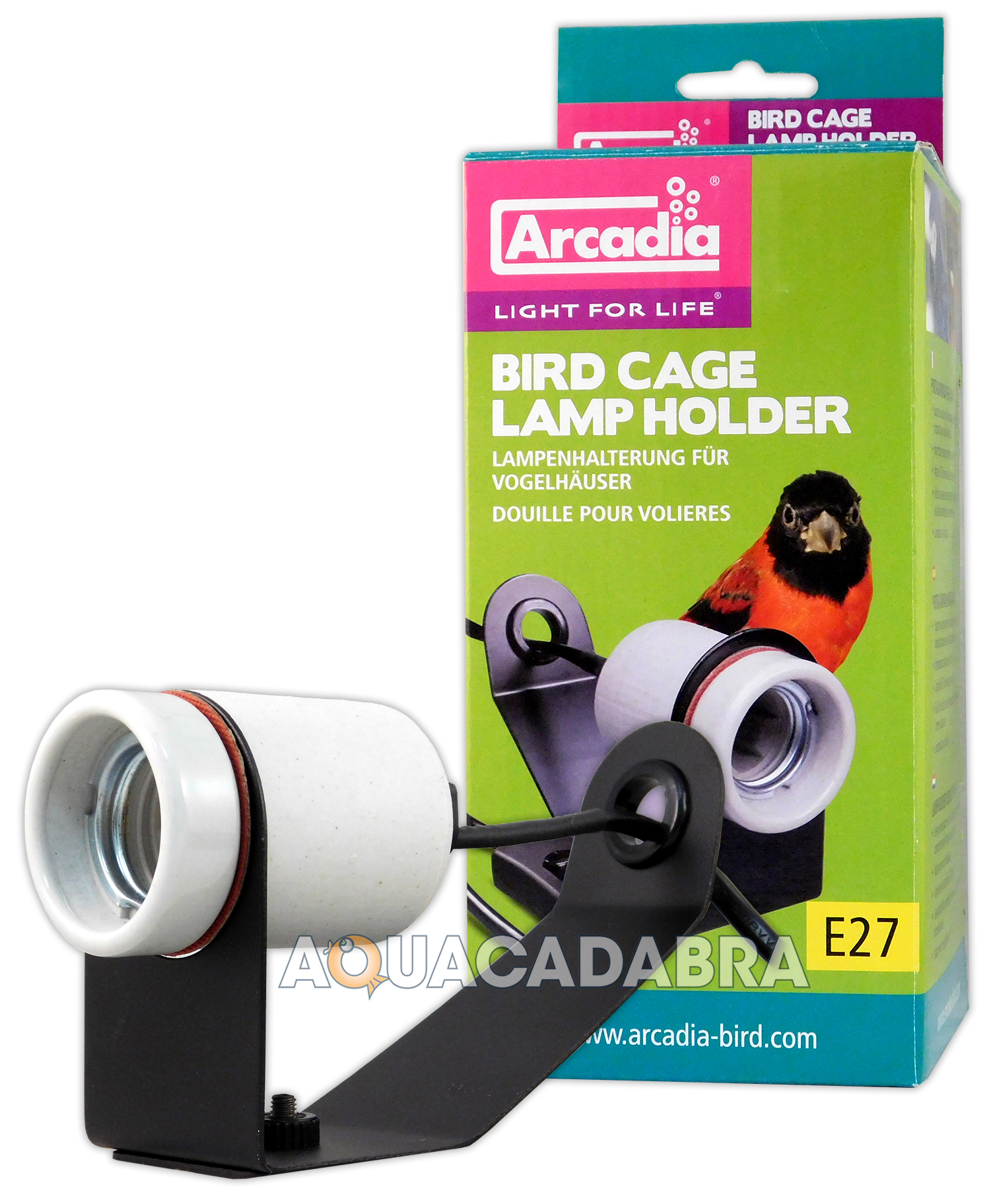 ARCADIA BIRD LAMP COMPACT FLUORESCENT 20W E27 BULB INCLUDING CAGE LAMP ...
