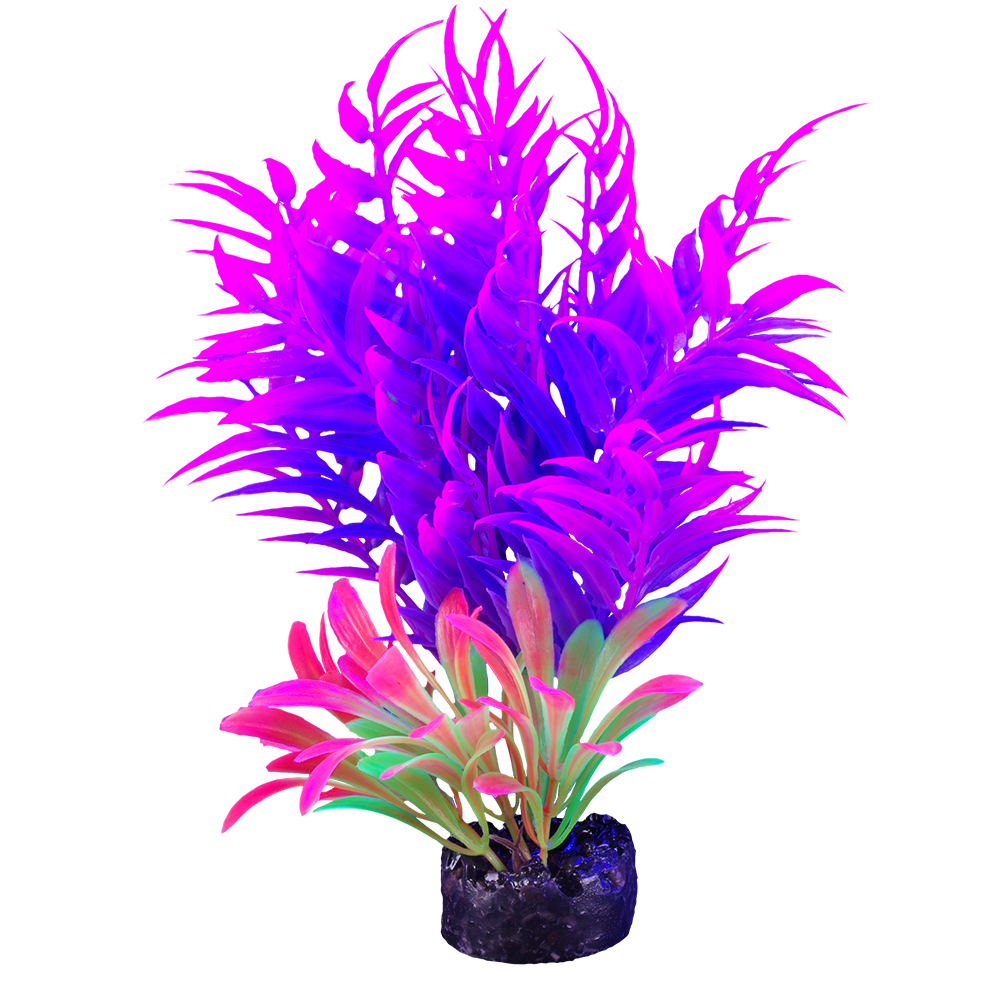 Marina iGlo Plant Pink Multi-Colour Aquarium Fluorescent Decoration Fish Tank - Picture 7 of 7