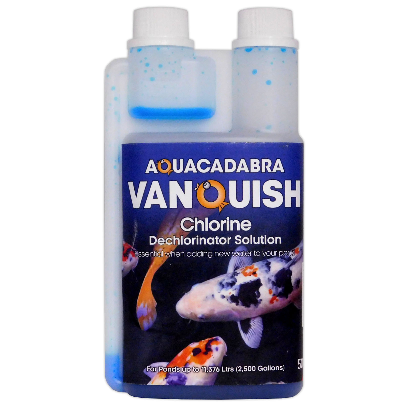 vanquish pond dechlorinator chlorine tap safe water solution fish aquacadabra image 1