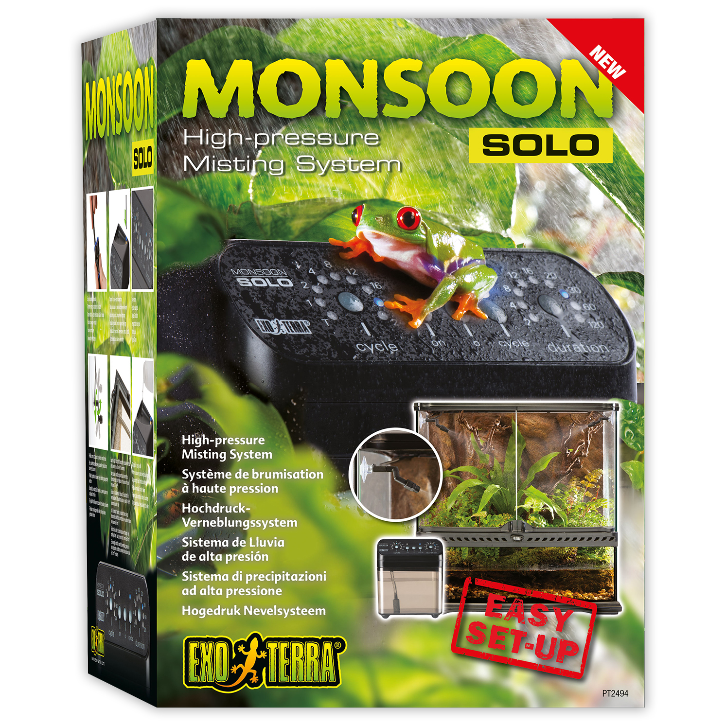 EXO TERRA MONSOON MISTING SYSTEM SOLO MULTI REPTILE AMPHIBIAN FROG