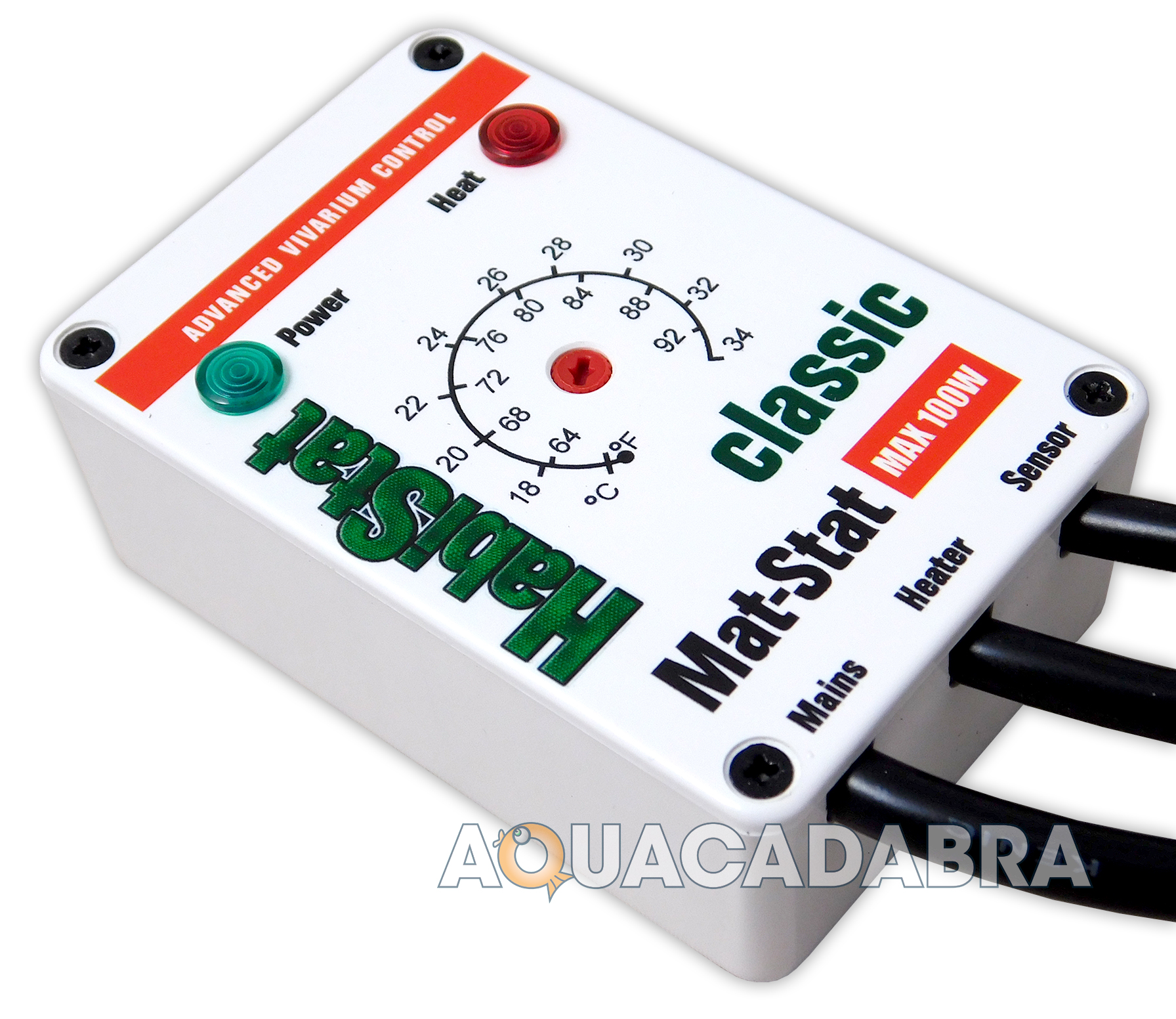 HABISTAT MAT STAT THERMOSTAT WHITE FOR HEAT MAT VIVARIUM TEMPERATURE