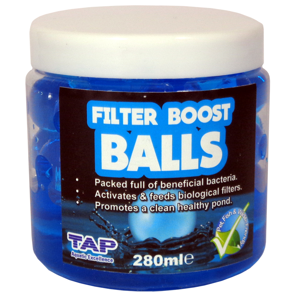 TAP POND FILTER BOOST BALLS 500ml 1L CLEAN HEALTHY WATER BENEFICIAL FISH KOI eBay