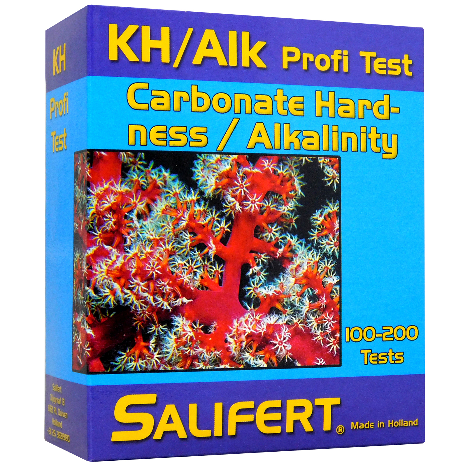 SALIFERT CARBONATE HARDNESS / ALKALINITY KH PROFI TEST KIT AQUARIUM