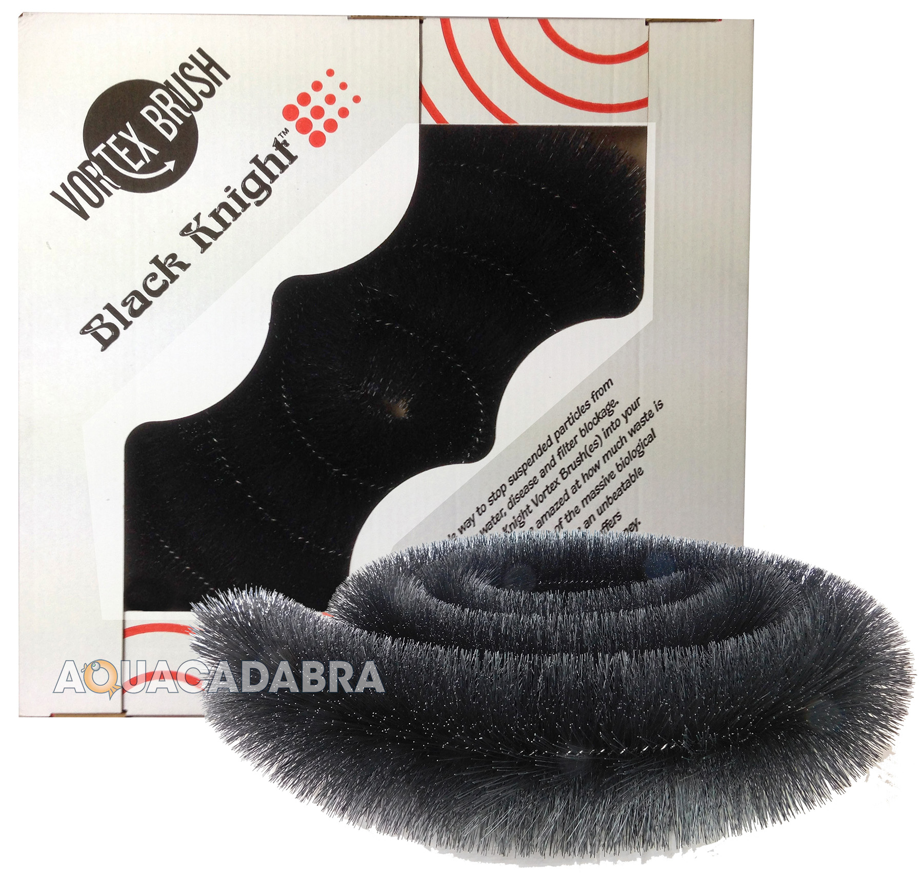2 X GENUINE BLACK KNIGHT VORTEX FILTER BRUSH KOI FISH POND MULTI