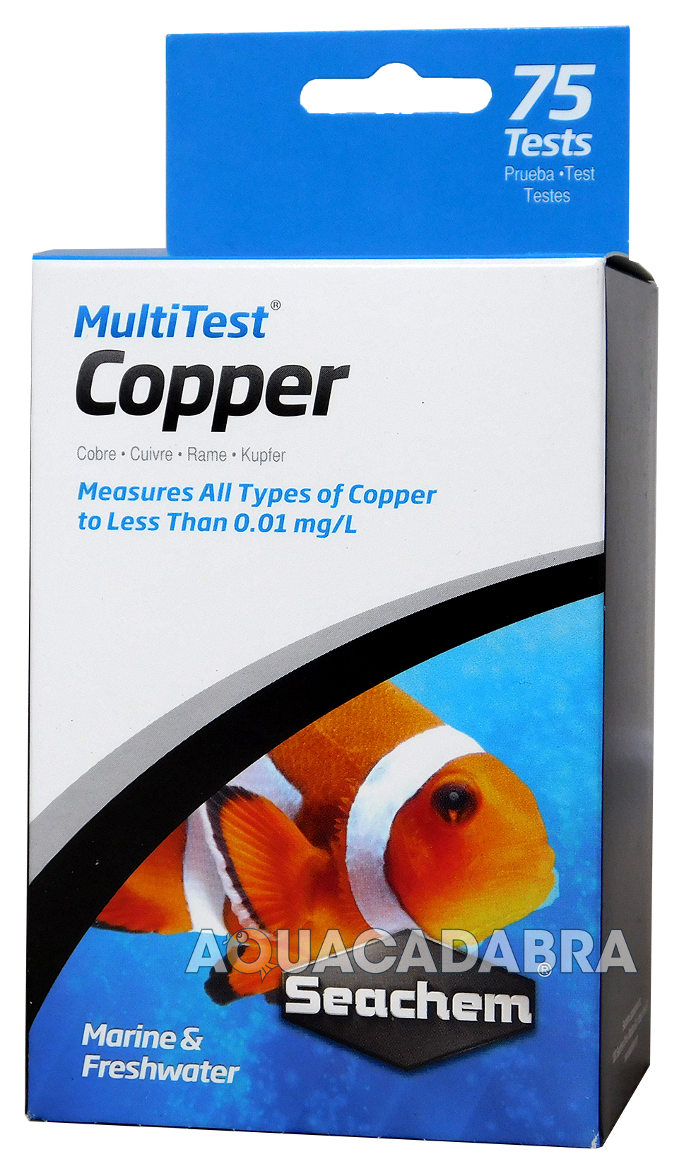 SEACHEM MULTI TESTS 75 TEST KITS MARINE REEF FRESHWATER AQUARIUM FISH TANK - Picture 4 of 8