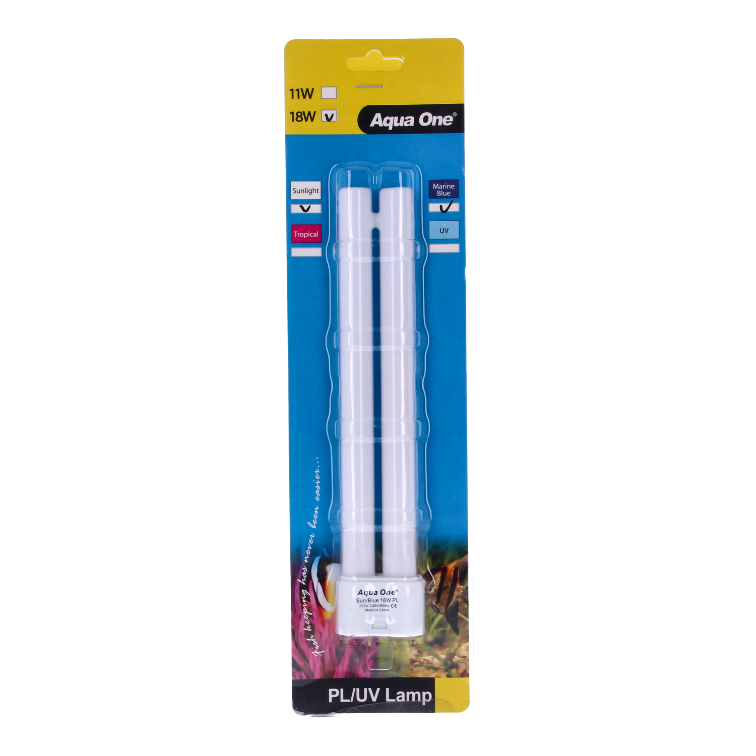 Aqua One Mix Sunlight & Marine Blue PL CFL Light Bulb Lamp For Aquarium 9-36W - Picture 6 of 7