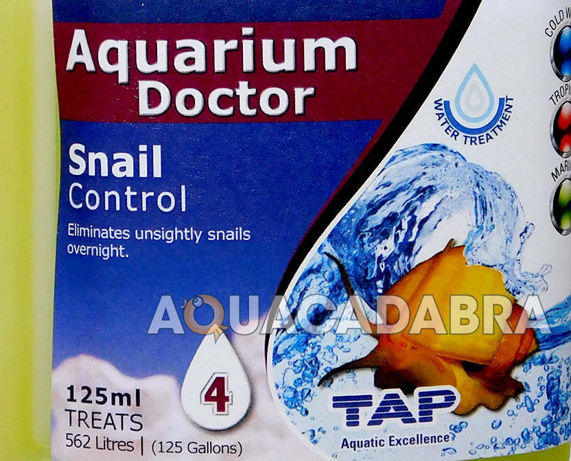 TAP AQUARIUM DOCTOR SNAIL CONTROL 125ml REMOVER TROPICAL COLDWATER FISH TANK eBay