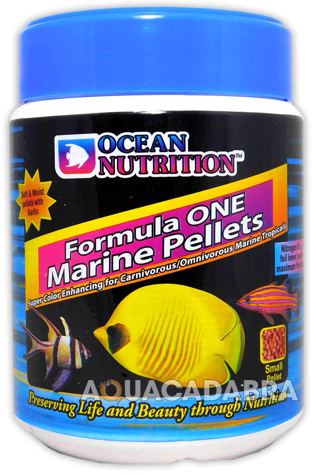 OCEAN NUTRITION FORMULA ONE MARINE PELLETS SMALL / MEDIUM AQUARIUM FISH ...