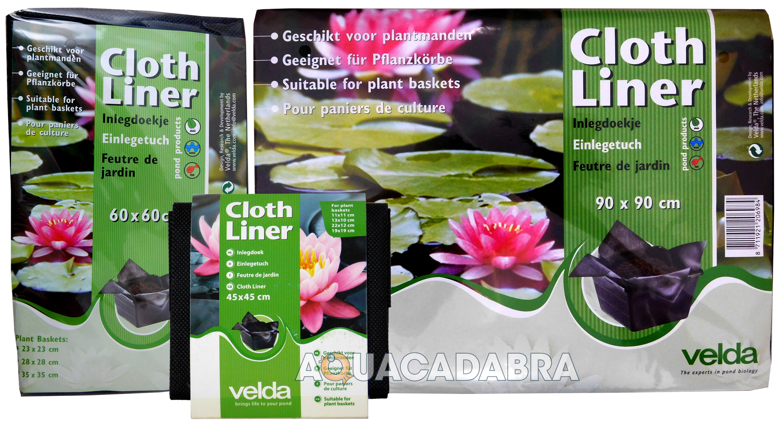 VELDA CLOTH LINER PLANT BASKET GARDEN POND BASKET SOIL COMPOST HESSIAN