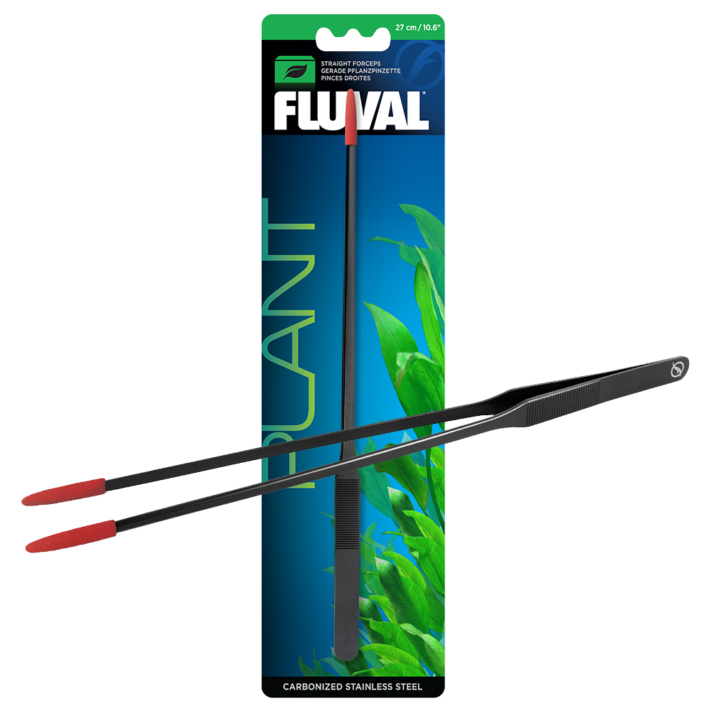 Fluval Straight Forceps 27cm Plant Tongs Firm Grip Steel Aquarium Fish Tank eBay