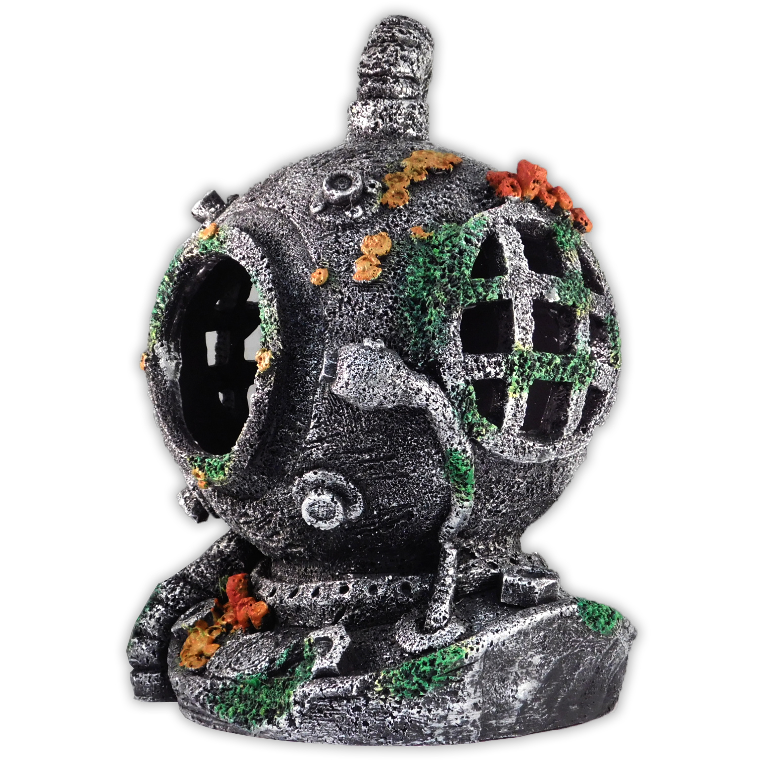 Aqua One Diver Helmets Aquarium Decoration Resin Ornament Fish Hide