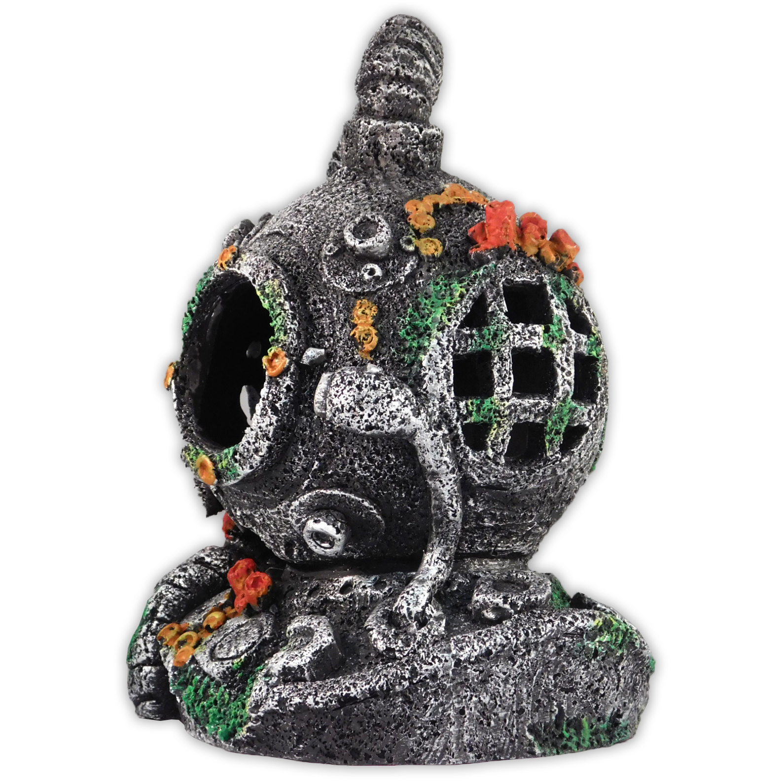 Aqua One Diver Helmets Aquarium Decoration Resin Ornament Fish Hide