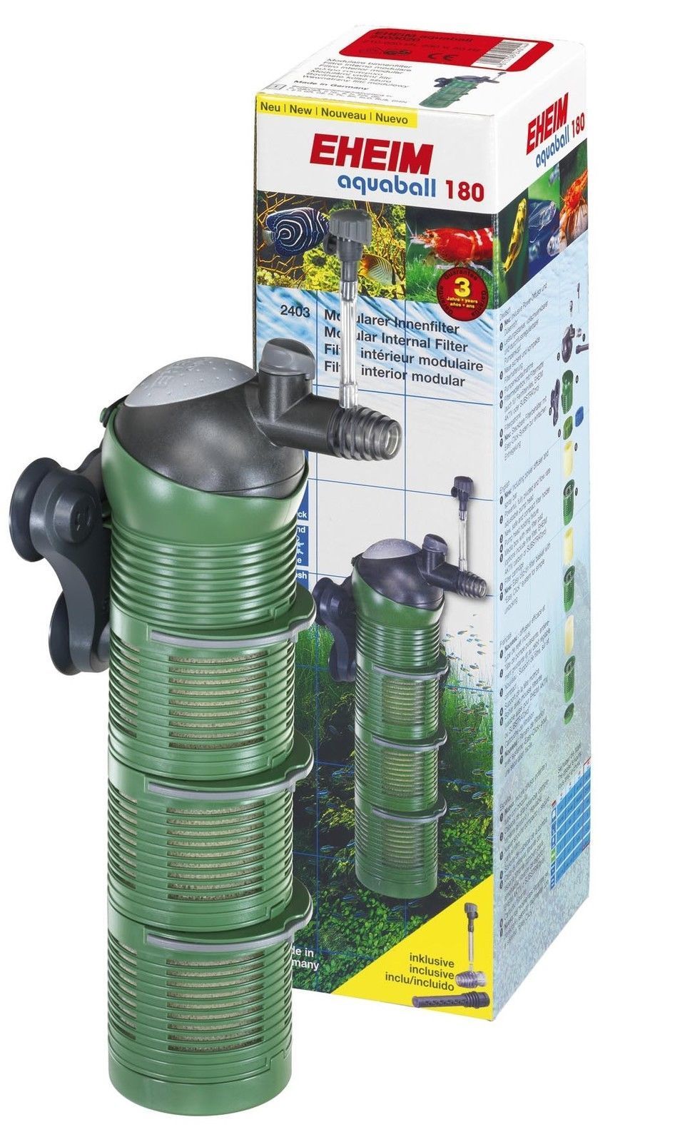 EHEIM AQUARIUM FISH TANK AQUABALL 180 INTERNAL FILTER 690004062328 eBay