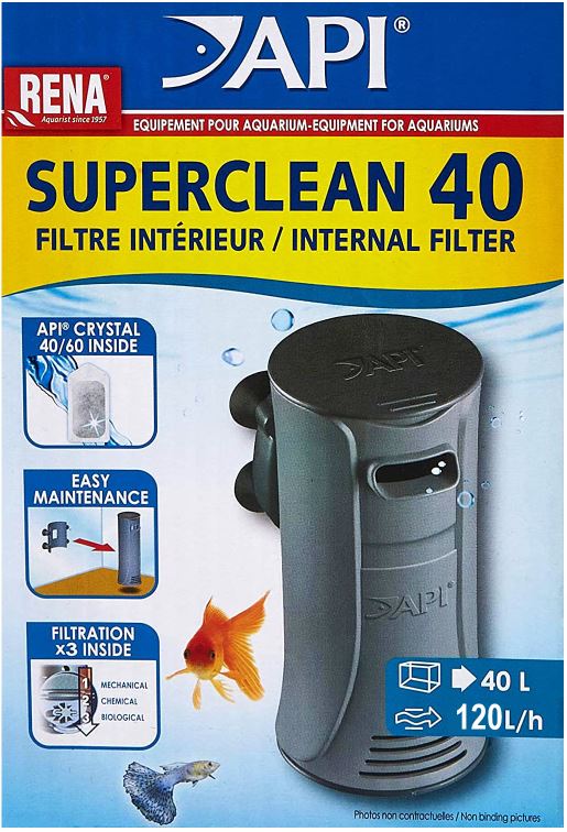 API Superclean Internal Filter Aquarium Crystal Clear Healthy Water Fish Tank - Picture 4 of 5
