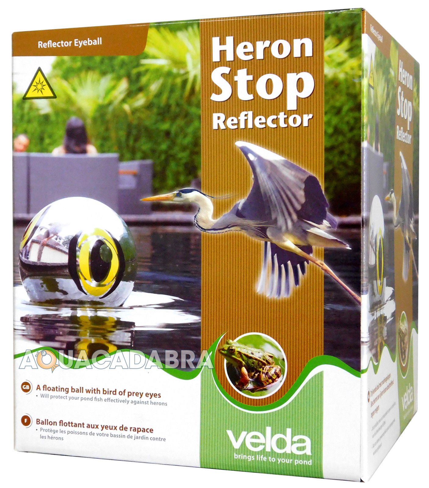 VELDA STOP REFLECTOR BALL FLOATING HERON SCARER EYE CAT BIRD POND