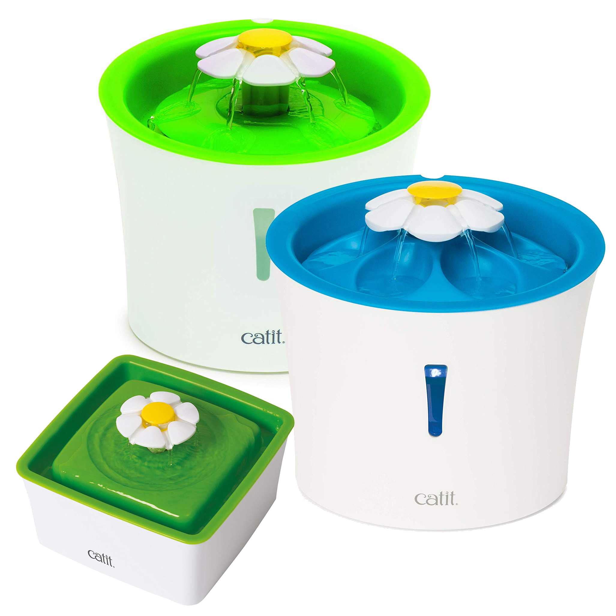 Catit Cat & Kitten Flower Fountains Drinking Water Pet & Spare Filter