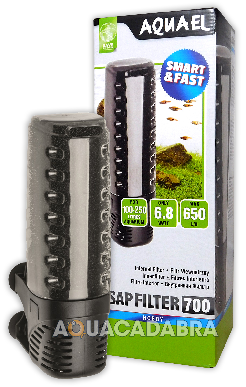 AQUAEL ASAP FILTERS INTERNAL 300 500 700 SIMPLE EFFICIENT AQUARIUM FISH