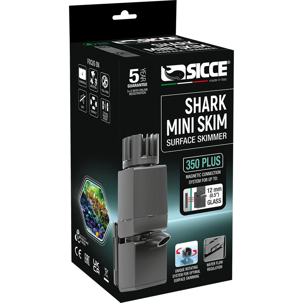 Sicce Sharks 350 and 350 Plus Protein Portable Mini Skimmers - Picture 6 of 6