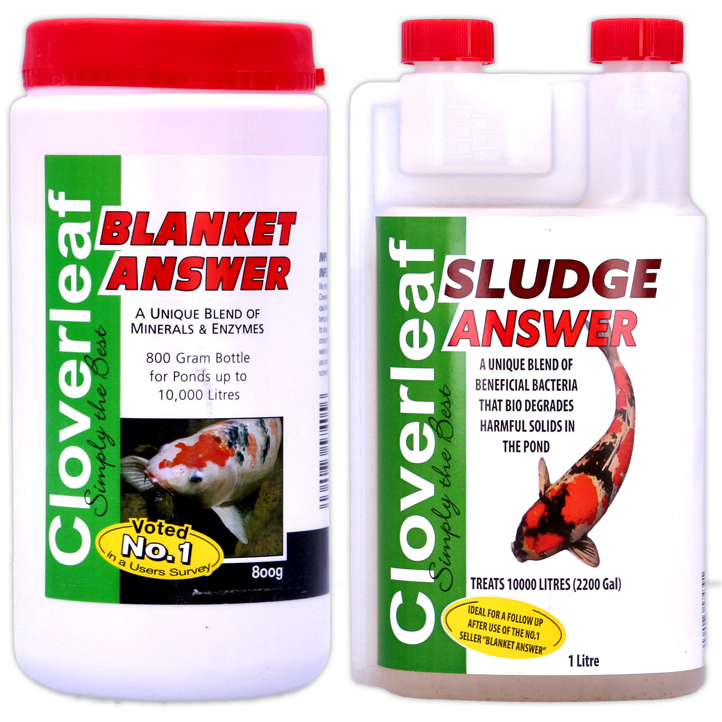 Cloverleaf Blanket & Sludge Answer Blanketweed Pond Weed Water Treatment Bundle - Picture 12 of 18