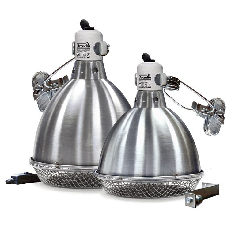 Arcadia Ceramic Reflector Clamp Lamp Holder Vivarium Reptile Basking